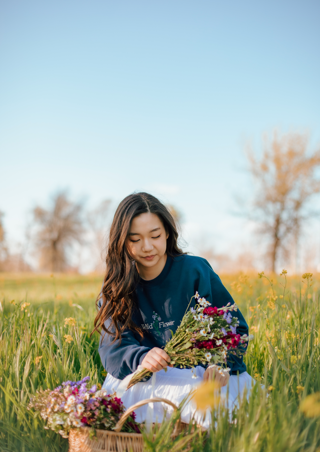 BTS RM Wild Flower Crewneck Sweatshirt