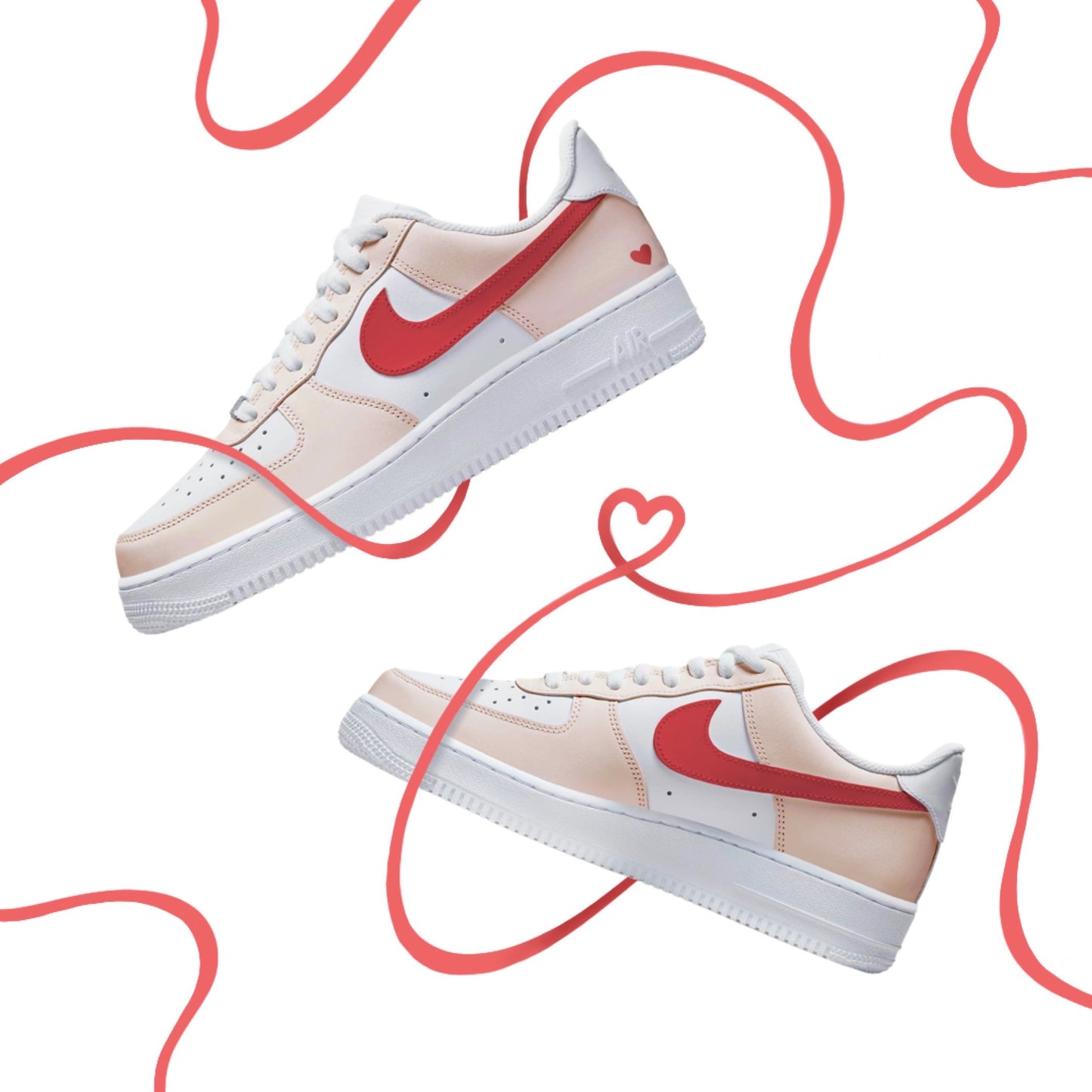 Love is in the Air Custom Sneaker