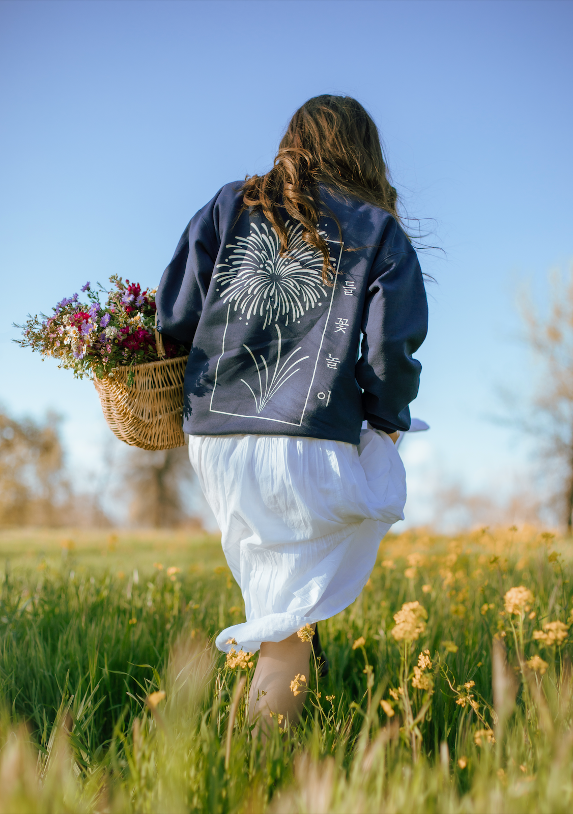 BTS RM Wild Flower Crewneck Sweatshirt